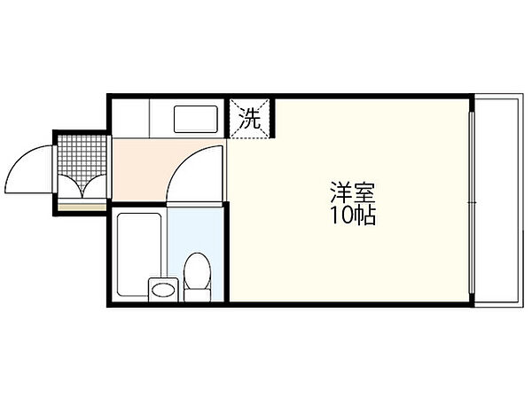 ヴェル八丁堀 ｜広島県広島市中区八丁堀(賃貸マンション1R・10階・20.29㎡)の写真 その2