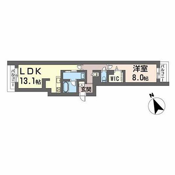 広島県広島市安佐南区祇園3丁目(賃貸マンション1LDK・2階・54.79㎡)の写真 その2