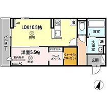 広島県広島市安佐南区上安2丁目（賃貸アパート1LDK・3階・41.86㎡） その2