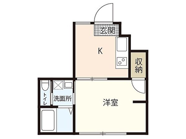 広島県広島市佐伯区吉見園(賃貸アパート1K・1階・24.73㎡)の写真 その2