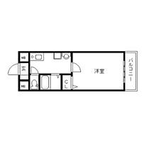 広島県広島市西区横川町1丁目（賃貸マンション1K・2階・26.70㎡） その2