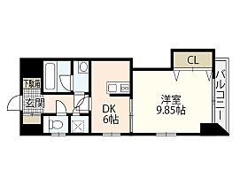 広島県広島市西区三篠町1丁目（賃貸マンション1DK・5階・42.13㎡） その2