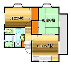 エクセラン水口  ｜ 広島県廿日市市佐方2丁目（賃貸アパート2LDK・1階・46.00㎡） その2