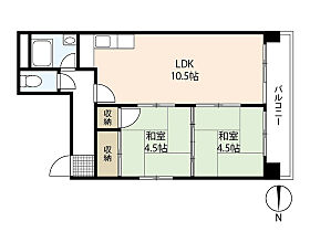 山口ビル  ｜ 広島県広島市中区住吉町（賃貸マンション3LDK・2階・67.87㎡） その2