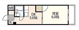 広島県広島市中区舟入南3丁目（賃貸マンション1DK・2階・22.27㎡） その2