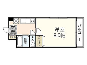 広島県広島市中区本川町2丁目（賃貸マンション1K・2階・24.07㎡） その2