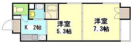 広島県広島市南区段原3丁目（賃貸マンション2K・3階・33.16㎡） その2