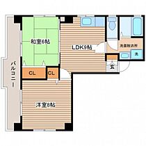 広島県広島市中区南竹屋町（賃貸マンション2LDK・4階・45.38㎡） その1