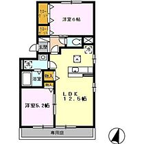 広島県広島市安佐南区長楽寺1丁目（賃貸アパート2LDK・1階・53.79㎡） その2