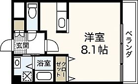 広島県広島市西区中広町2丁目（賃貸マンション1K・5階・26.50㎡） その2