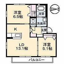 広島県広島市安芸区瀬野西2丁目（賃貸アパート2LDK・1階・54.07㎡） その2