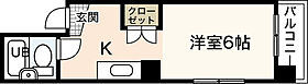 広島県広島市中区竹屋町（賃貸マンション1R・2階・19.66㎡） その2