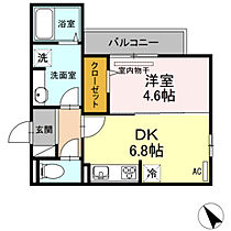 広島県広島市安佐南区祇園1丁目（賃貸アパート1DK・2階・32.89㎡） その2