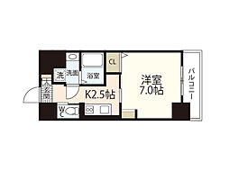 廿日市市新宮1丁目マンション 1Kの間取図画像