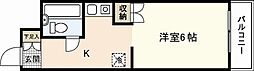 グレースフル廿日市 1Kの間取図画像