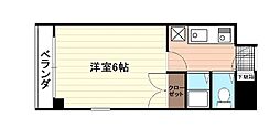 片山ビル8 1Kの間取図画像