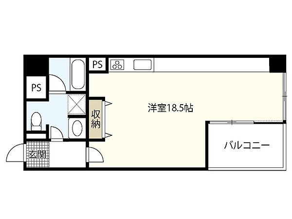 ＲＥＮＡＣＥ　ＲＥ－Ａ ｜広島県広島市中区鶴見町(賃貸マンション1R・5階・40.06㎡)の写真 その2