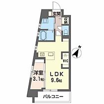 シティーコート上幟町  ｜ 広島県広島市中区上幟町（賃貸マンション1LDK・8階・40.03㎡） その2