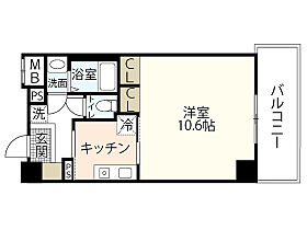 ディアメゾン十日市  ｜ 広島県広島市中区十日市町2丁目（賃貸マンション1K・2階・35.07㎡） その2