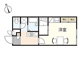 レオパレス虹  ｜ 広島県広島市西区井口5丁目（賃貸アパート1K・2階・23.18㎡） その2