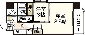 広島県広島市南区段原山崎2丁目（賃貸マンション2K・1階・33.83㎡） その2