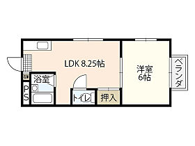 サンシティー洋光1  ｜ 広島県広島市南区向洋新町3丁目（賃貸アパート1DK・1階・29.81㎡） その2