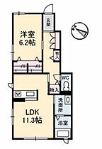 プロヌーブ西本浦　Ｃ棟  ｜ 広島県広島市南区西本浦町（賃貸アパート1LDK・1階・47.32㎡） その2