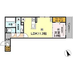間取図画像 1LDK