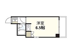 アメニティ吉島通り ワンルームの間取図画像