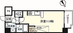 グランドポレストーネ大手町弐番館 ワンルームの間取図画像