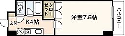 エル・プエンテ 1Kの間取図画像