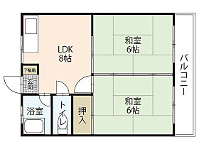 カーサ曙  ｜ 広島県安芸郡海田町曙町（賃貸マンション2DK・2階・40.00㎡） その2