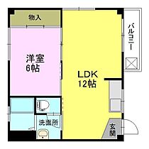 府中城ケ丘ビル  ｜ 広島県安芸郡府中町城ケ丘（賃貸マンション1LDK・2階・37.26㎡） その2