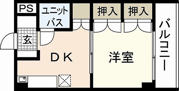 グレース天満町 0303｜広島県広島市西区天満町(賃貸マンション1DK・3階・26.46㎡)の写真 その2