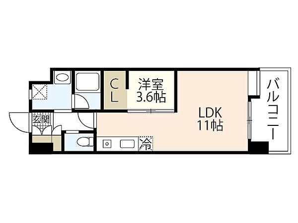 桜橋パーク ｜広島県広島市東区牛田南1丁目(賃貸マンション1LDK・2階・34.81㎡)の写真 その2