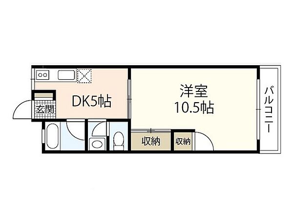 広島県広島市南区比治山本町(賃貸マンション1DK・1階・33.12㎡)の写真 その2