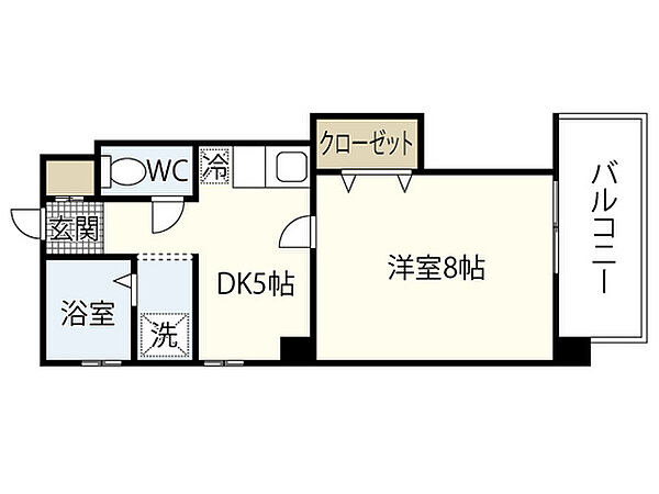 シャルム白島中町 ｜広島県広島市中区白島中町(賃貸マンション1DK・3階・30.70㎡)の写真 その2