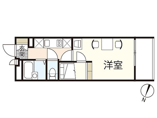 レオパレス東蟹屋 ｜広島県広島市東区東蟹屋町(賃貸マンション1K・3階・19.87㎡)の写真 その2