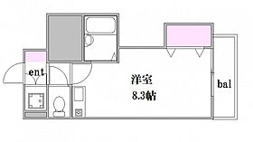 KENSEI7  ｜ 広島県広島市西区中広町1丁目（賃貸マンション1R・5階・21.70㎡） その2