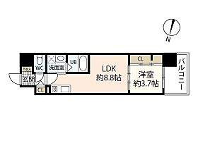 広島県広島市南区比治山町（賃貸マンション1LDK・2階・32.82㎡） その2