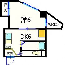 ハイムサンシルク  ｜ 広島県広島市東区光町1丁目（賃貸マンション1DK・3階・27.00㎡） その2