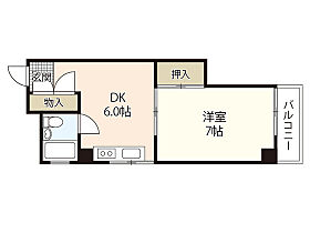 広島県広島市中区広瀬北町（賃貸マンション1DK・2階・27.50㎡） その2