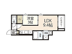 REGALEST 江波東  ｜ 広島県広島市中区江波東1丁目（賃貸アパート1LDK・3階・30.98㎡） その1