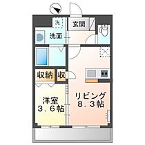 ラルゴ  ｜ 広島県東広島市八本松飯田8丁目（賃貸アパート1LDK・2階・31.74㎡） その2