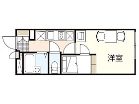 レオパレスArcadia　A  ｜ 広島県広島市西区福島町2丁目（賃貸マンション1K・4階・19.87㎡） その2