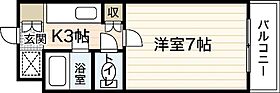 新庄パークビル  ｜ 広島県広島市西区新庄町（賃貸マンション1K・2階・20.80㎡） その1