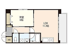 コリエンテ大宮  ｜ 広島県広島市西区大宮1丁目（賃貸マンション1LDK・1階・40.00㎡） その2