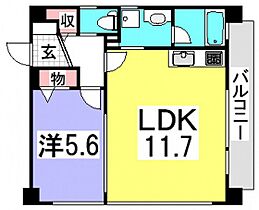 戸坂FLATS  ｜ 広島県広島市東区戸坂千足2丁目（賃貸マンション1LDK・2階・41.54㎡） その2