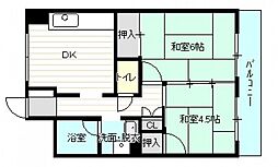 間取図画像 2DK