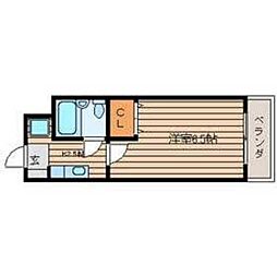 メゾン・ド・ヴェルティ 1Kの間取図画像